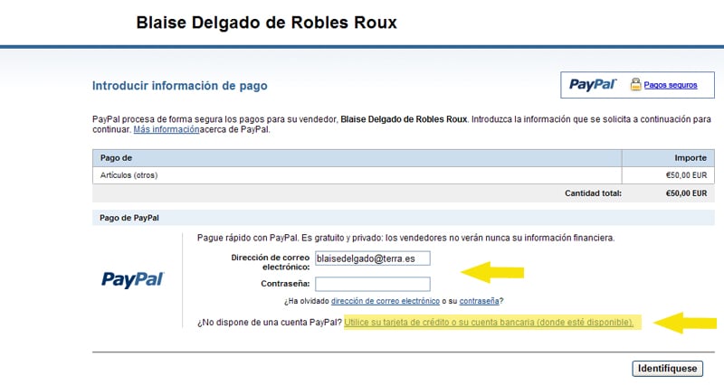 paso2-Pago Paypal o tarjeta