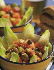 Tapas Salade de tomates et olives